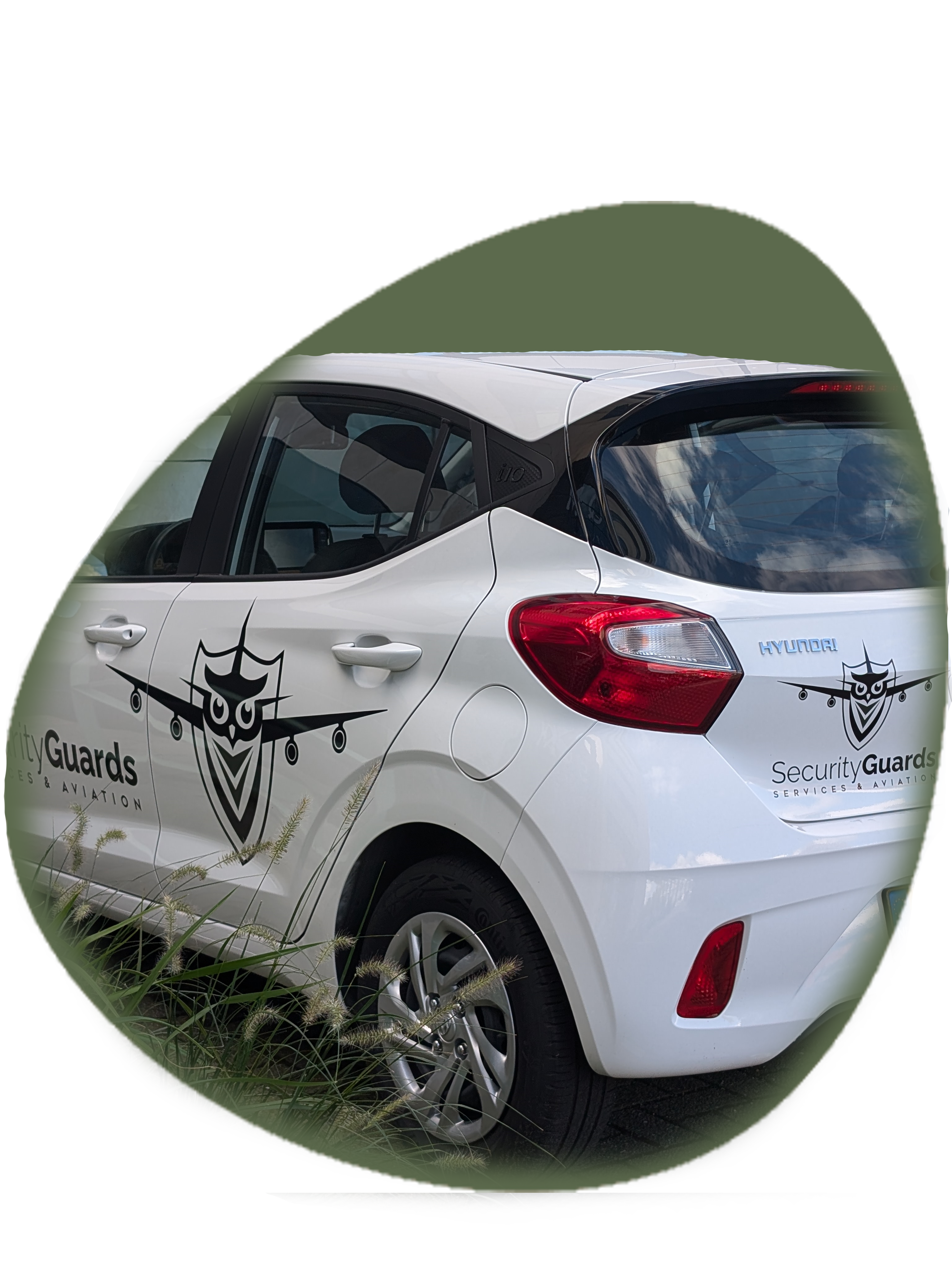 Beveiliging auto van Security Guards